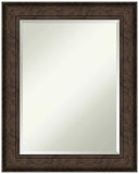 Amanti Art Rustic Plank Framed Bathroom Vanity Wall Mirror