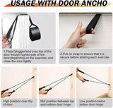 Exercise Resistance Bands With Handles, Comfortable and Non-Slip Handles With Do