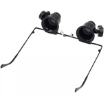 20X LED Lighted Eyeglass Loupe – Dual Magnifying Glasses, Hands-Free Magnifier with Adjustable Lens