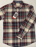 Weatherproof Vintage Mens Exploded Flannel Plaid Shirt, Size Small