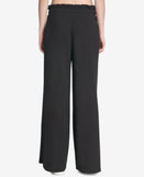 Dkny Sport Ruffled Wide-Leg Pants, Size Large