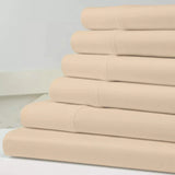 6-Piece Set: Kathy Ireland 1500 Thread Count Bamboo Cotton Sheet Set