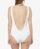 ONeill Womens Salt Water Solids Macrame One Piece Swimsuit, Size Medium