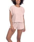 Honeydew Just Chillin Terry 2pc Loungewear Shorts Set, Size XL