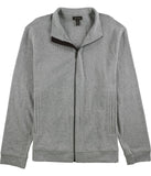 Tasso Elba Mens Zip-Front Heathered Jacket