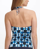 Tommy Hilfiger Womens Printed Tankini Top