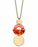 Alfani Tortoise-Look Geometric, 36in Pendant Necklace