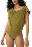 Free People Road Trip Cotton Bodysuit