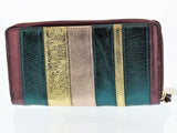 Radley London Clifton Hall Phone Leather Wristlet Metallic Amethyst Gold
