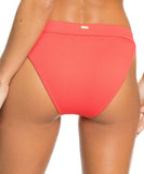 Roxy Poppy Red Mind of Freedom Bikini Swim Bottoms, Size XL