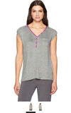 Karen Neuburger Womens Short Sleeve T-Shirt Pajama Top