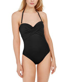 Kate Spade New York 271373 Womens Underwire Bandeau One-Piece Swimsuit Size M