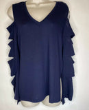 1.State Women's Cutout V-Neck Top, Size XS