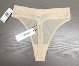 Steve Madden Womens Mesh High-Leg Thong Underwear