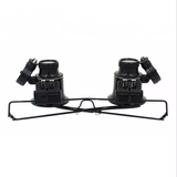20X LED Lighted Eyeglass Loupe – Dual Magnifying Glasses, Hands-Free Magnifier with Adjustable Lens
