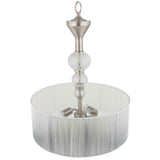 World Imports Bayonne Collection 3-Light Brushed Nickel Inverted Hanging Pendant