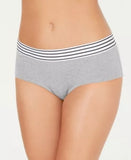 2 Pack Jenni Womens Elastic Waistband Cotton Hipster Underwear, Size 3X