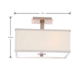 Hampton Bay Menlo Hampton Bay Menlo Park Semi-Flush Mount 4-Light