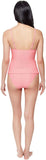 Jessica Simpson Womens Sweet Tooth Solids Tie-Front Tankini Top