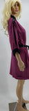Linea Donatella Satin Wrap Robe, Size Medium