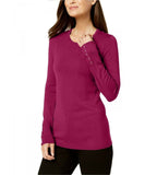 JM Collection Women's Studded-Cuff Sweater