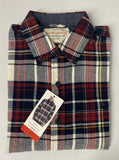 Weatherproof Vintage Mens Exploded Flannel Plaid Shirt, Size Small