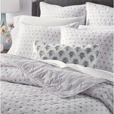 Sky Scallop Reversible Coverlet 100% cotton Full / Queen