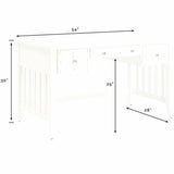 Crosley Adler  Elegant Computer Desk in White Finish (CF6508-WH)