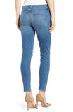 Current/Elliott Stiletto Distressed Ankle Skinny Jeans Stretch Indigo, SZ 27