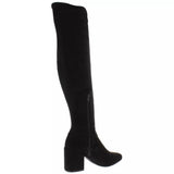 Bar III Womens Gabrie Faux Suede Round Toe Over-the-Knee Boots, 5M/Black