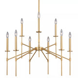 VAXCEL H0180 Kedzie 9L Chandelier Brass