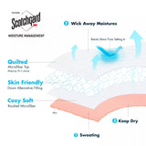 Madison Park Windom Down Alternative Blanket, Microfiber with 3M Scotchgard King