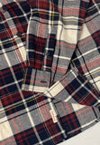 Weatherproof Vintage Mens Exploded Flannel Plaid Shirt, Size Small