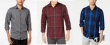 Alfani Mens Regular Fit Lewis Plaid Shirt