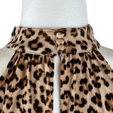 INC Womens Maxi Dress Cheetah-Print Blouson High-Neck