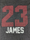 NBA Cleveland Cavaliers -23 James Womens V-Neck Tee Shirt, Size Medium