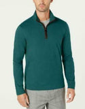 Tasso Elba Mens Piped 1/4 Zip Pullover Sweater