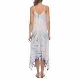 Raviya Women’s Tie-Dye Crochet-Trim High-Low Cover-Up Dress, Size Large