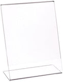 Azar Displays 112716, L Shaped Acrylic Sign HLR, 7W X 11H, 10pk