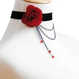 Black Clavicular Chain Sexy Jewelry Accessories Fashion Lace Necklace Women