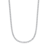 16 CTW Lab Grown Diamond Tennis Necklace – 14kt White Gold, 18’’