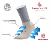 Women’s Bamboo Ankle Socks 3-Pack – Mixed Colors Soft Thin Low-Cut Socks