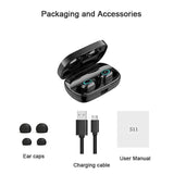 S11 True Wireless Headphones TWS Earbuds Bluetooth 4.0 Stereo Dual Drivers with Microphone