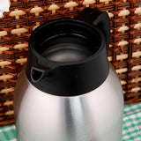 Cooker Stainless Steel Thermos 2L - Insulated Flask for Hot & Cold Drinks, Durable & Long-Lasting