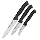 Pirge Kitchen Knife Set 3-Piece - High-Carbon Stainless Steel, Ergonomic Handles
