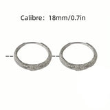 S925 Sterling Silver Sparkling Starry River Hoop Earrings
