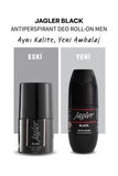 Jagler Black: Long Lasting Roll-On Deodorant for Men - Alcohol-Free, Sensitive Skin Formula, All Day Odor Protection