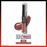 Loreal Paris Infaillible 24H Everlasting Liquid Lipstick & Hydrating Balm: Intense Color, Non-Drying, Long-Lasting Lip Color