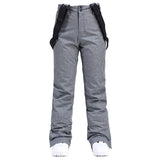 Windproof Waterproof Ski Pants with Detachable Elastic Waist