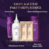 Wella Koleston Supreme Hair Dye 7/77 Işıltılı Kahve - Luxurious Cream Dye for Vibrant Color